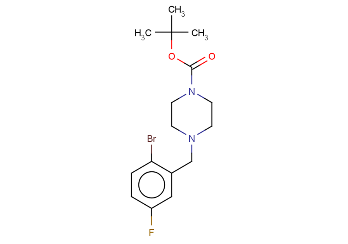 tert-butyl 4-[(2-bromo-5-fluorophenyl)methyl]piperazine-1-carboxylate