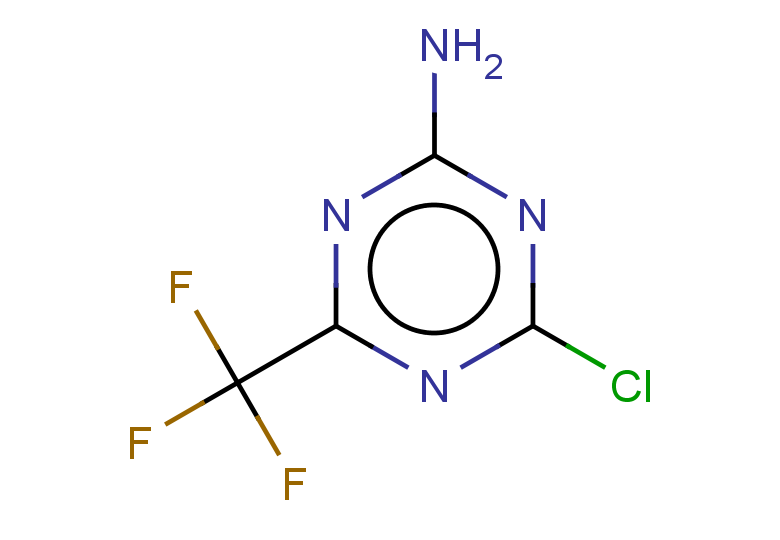 4-chloro-6-(trifluoromethyl)-1,3,5-triazin-2-amine