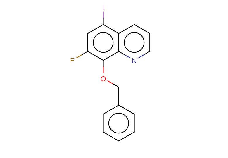 8-(benzyloxy)-7-fluoro-5-iodoquinoline