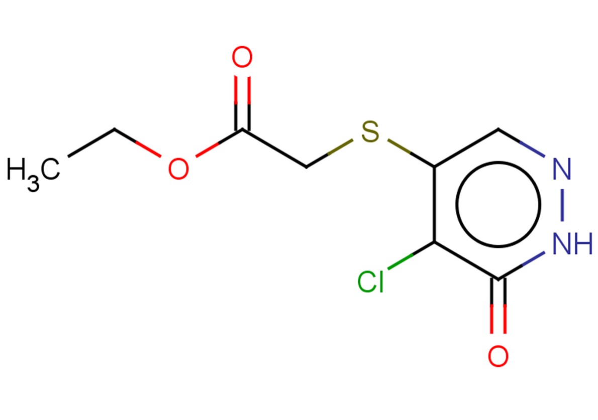 ethyl 2-[(5-chloro-6-oxo-1,6-dihydropyridazin-4-yl)sulfanyl]acetate