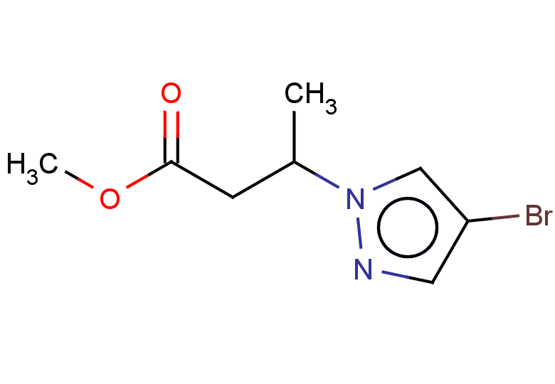 methyl 3-(4-bromo-1H-pyrazol-1-yl)butanoate