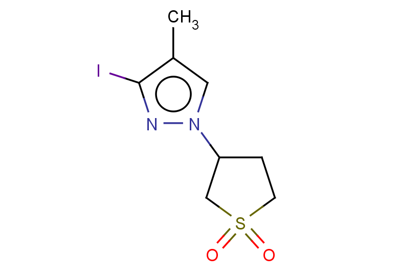 3-(3-iodo-4-methyl-1H-pyrazol-1-yl)-1lambda6-thiolane-1,1-dione