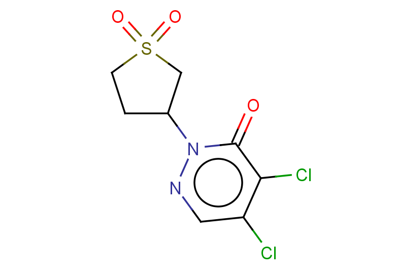 3-(4,5-dichloro-6-oxo-1,6-dihydropyridazin-1-yl)-1lambda6-thiolane-1,1-dione