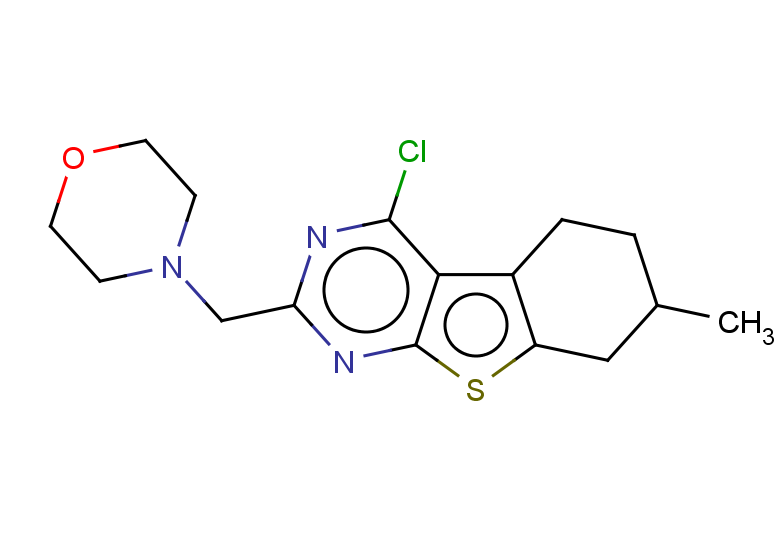 3-chloro-11-methyl-5-(morpholin-4-ylmethyl)-8-thia-4,6-diazatricyclo[7.4.0.0,2,7]trideca-1(9),2,4,6-tetraene