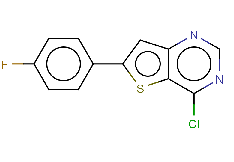 4-chloro-6-(4-fluorophenyl)thieno[3,2-d]pyrimidine