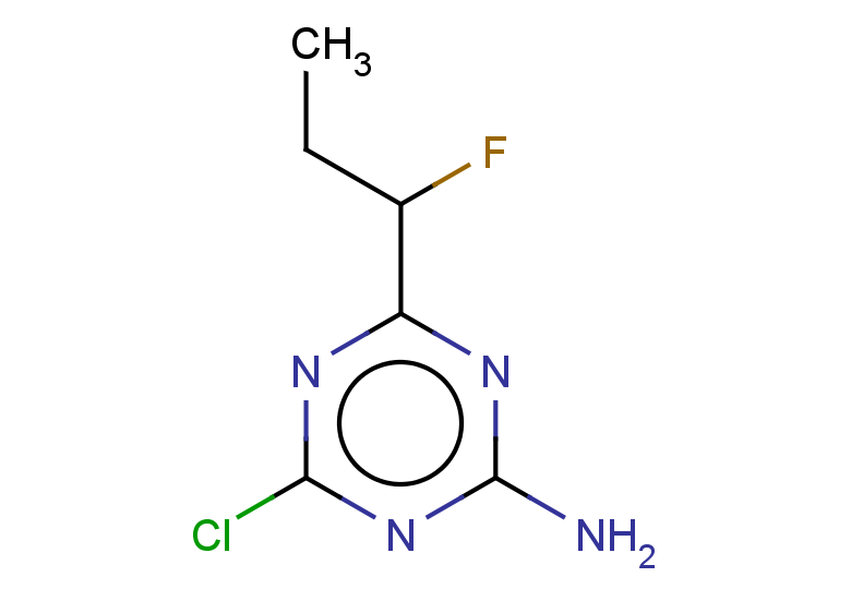 4-chloro-6-(1-fluoropropyl)-1,3,5-triazin-2-amine