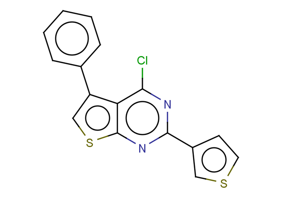 4-chloro-5-phenyl-2-(thiophen-3-yl)thieno[2,3-d]pyrimidine