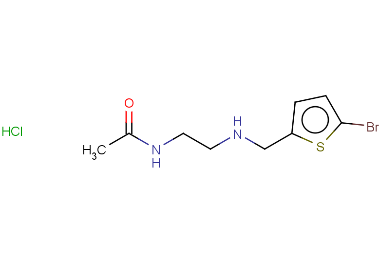 N-(2-{[(5-bromothiophen-2-yl)methyl]amino}ethyl)acetamide hydrochloride