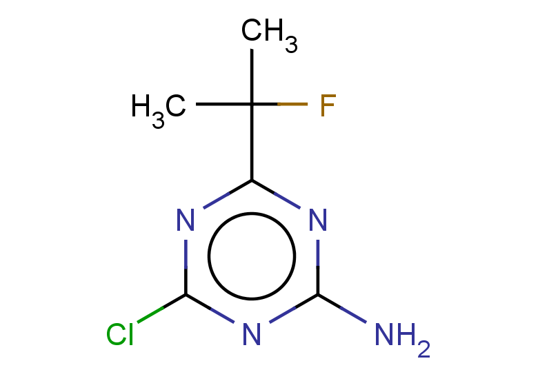 4-chloro-6-(2-fluoropropan-2-yl)-1,3,5-triazin-2-amine