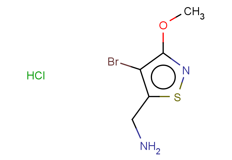 (4-bromo-3-methoxy-1,2-thiazol-5-yl)methanamine hydrochloride