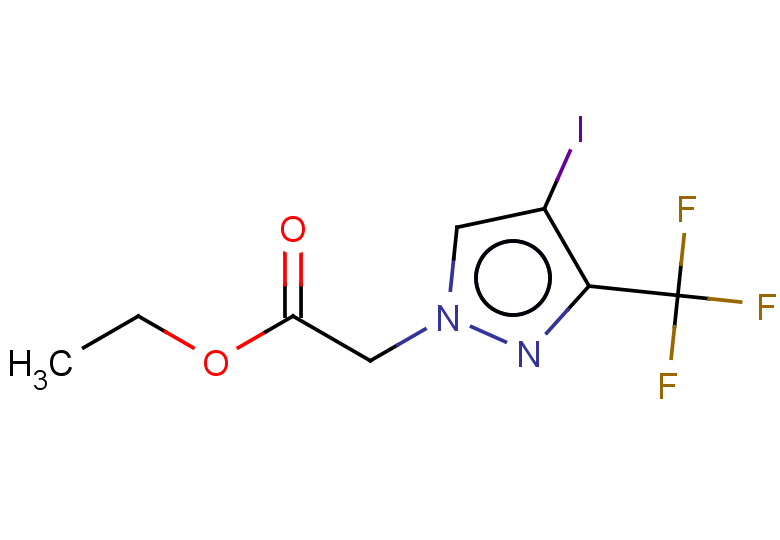 ethyl 2-[4-iodo-3-(trifluoromethyl)-1H-pyrazol-1-yl]acetate
