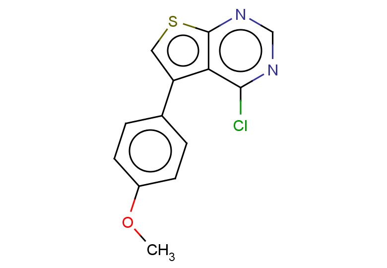 4-chloro-5-(4-methoxyphenyl)thieno[2,3-d]pyrimidine