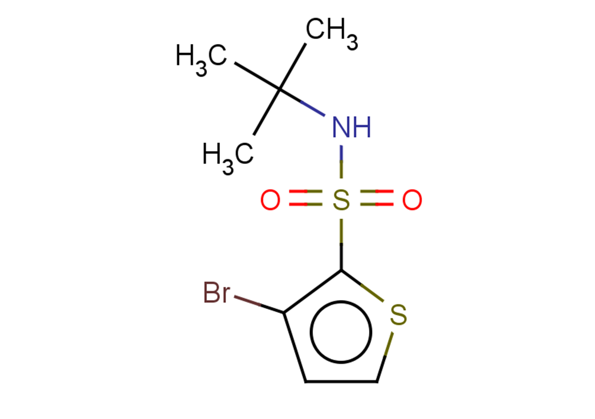 3-bromo-N-tert-butylthiophene-2-sulfonamide