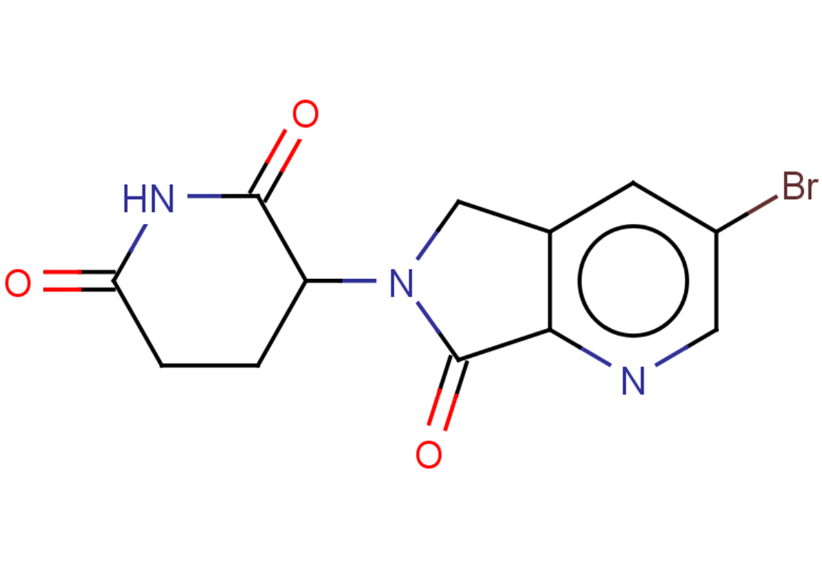 3-{3-bromo-7-oxo-5H,6H,7H-pyrrolo[3,4-b]pyridin-6-yl}piperidine-2,6-dione