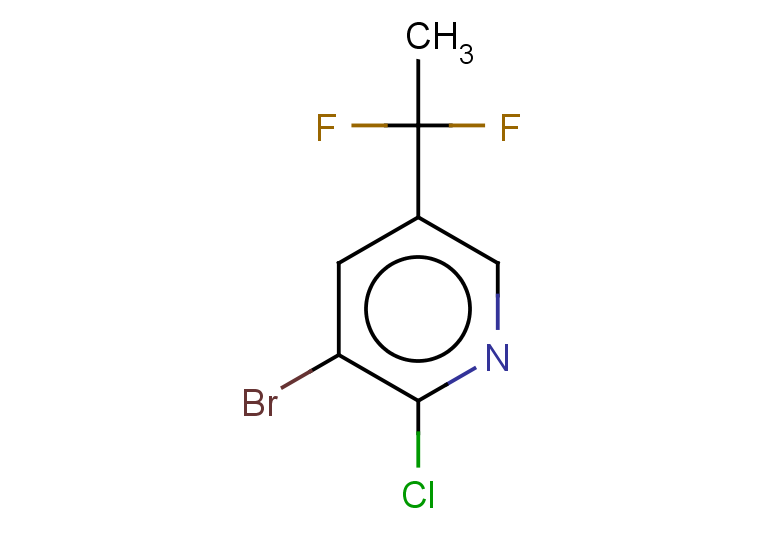3-bromo-2-chloro-5-(1,1-difluoroethyl)pyridine