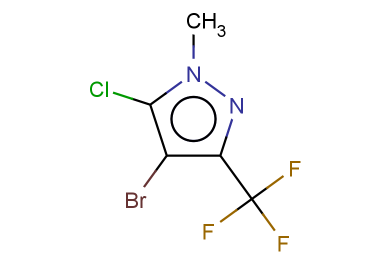 4-bromo-5-chloro-1-methyl-3-(trifluoromethyl)-1H-pyrazole