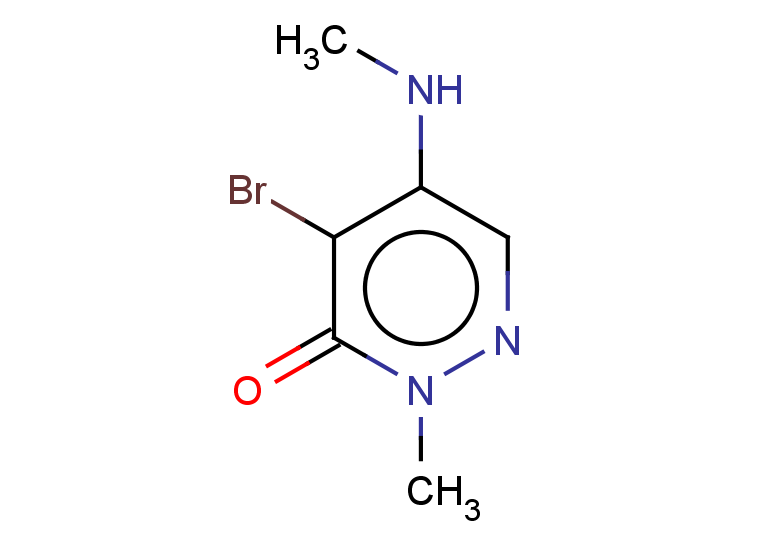 4-bromo-2-methyl-5-(methylamino)pyridazin-3(2H)-one