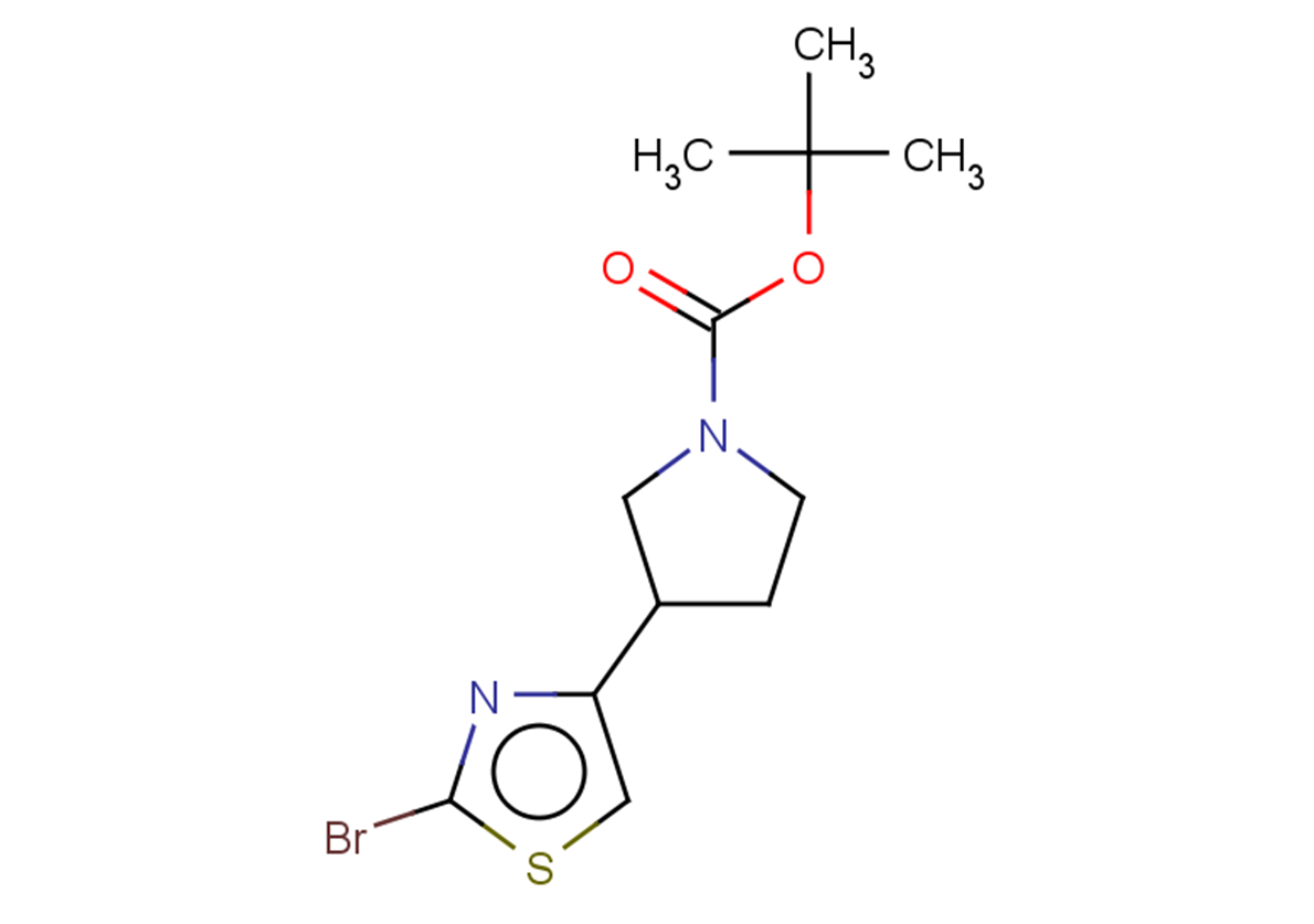 tert-butyl 3-(2-bromo-1,3-thiazol-4-yl)pyrrolidine-1-carboxylate