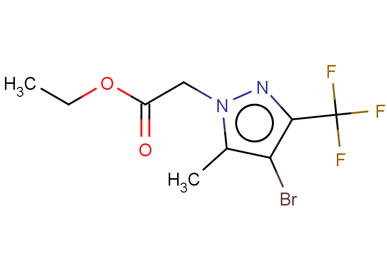 ethyl 2-(4-bromo-5-methyl-3-(trifluoromethyl)-1H-pyrazol-1-yl)acetate
