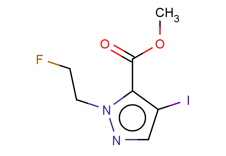 2-(2-FLUORO-ETHYL)-4-IODO-2H-PYRAZOLE-3-CARBOXYLIC ACID METHYL ESTER