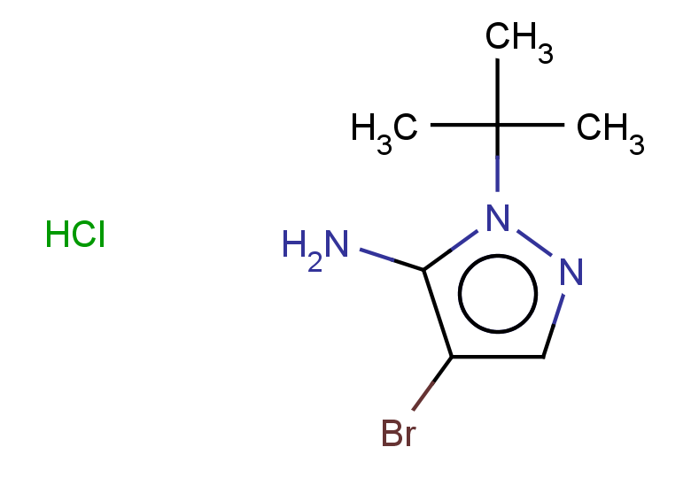 4-bromo-1-tert-butyl-1H-pyrazol-5-amine hydrochloride