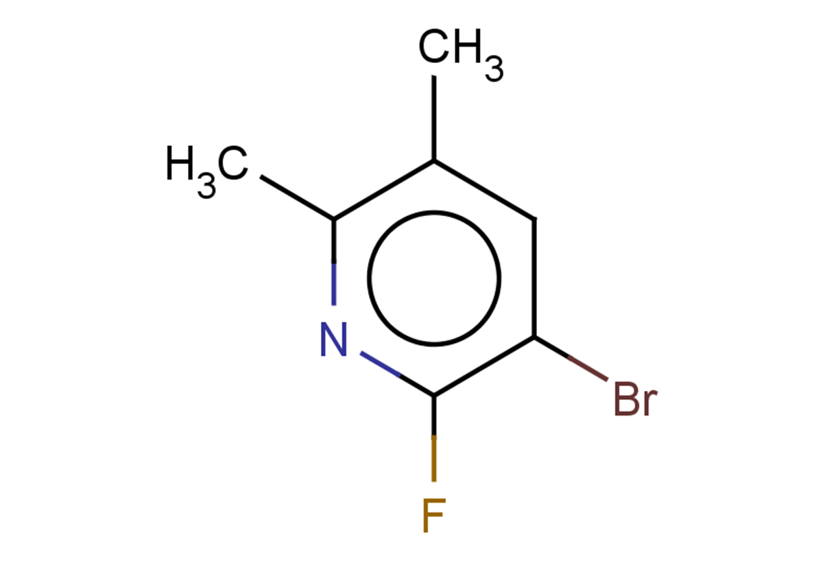 3-bromo-2-fluoro-5,6-dimethylpyridine
