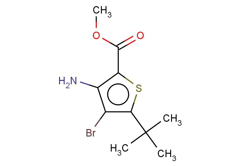 methyl 3-amino-4-bromo-5-tert-butylthiophene-2-carboxylate