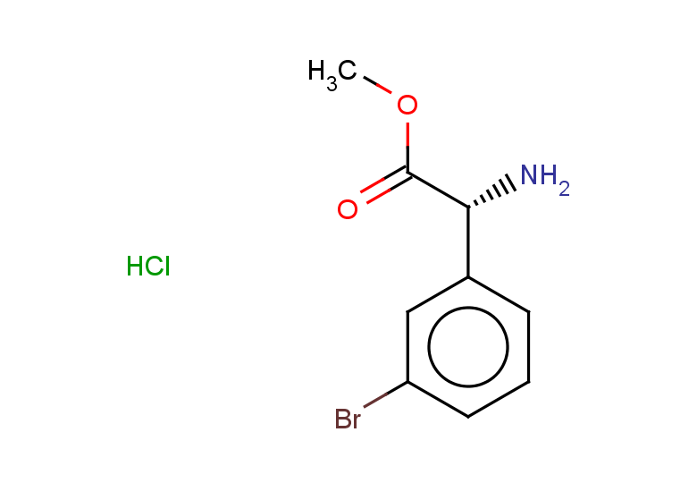 methyl (2R)-2-amino-2-(3-bromophenyl)acetate hydrochloride