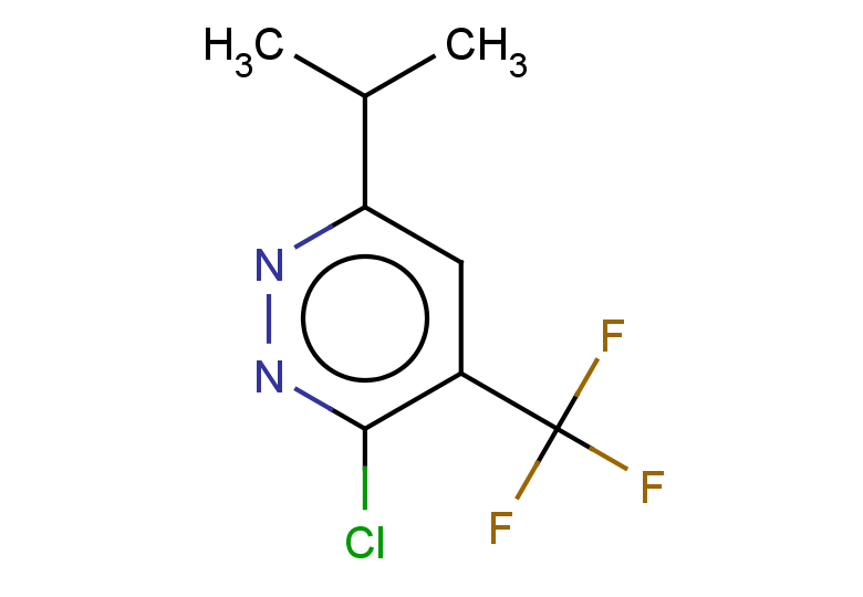 3-chloro-6-(propan-2-yl)-4-(trifluoromethyl)pyridazine