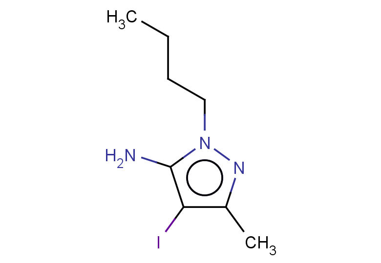 1-butyl-4-iodo-3-methyl-1H-pyrazol-5-amine