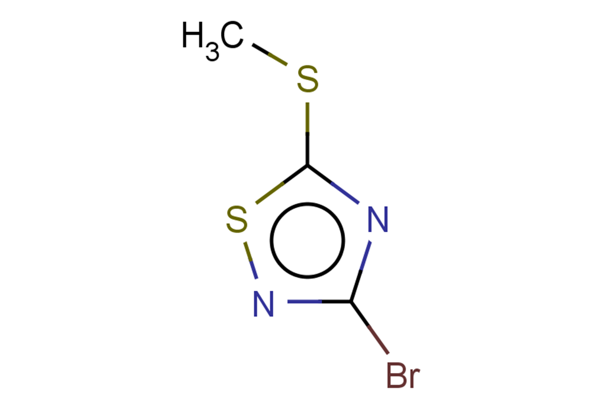 3-bromo-5-(methylsulfanyl)-1,2,4-thiadiazole