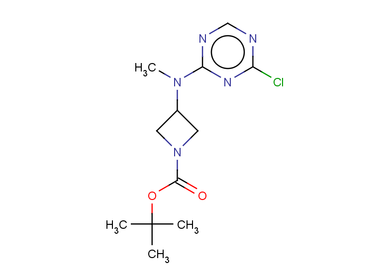 tert-butyl 3-[(4-chloro-1,3,5-triazin-2-yl)(methyl)amino]azetidine-1-carboxylate