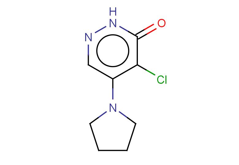 4-CHLORO-5-(1-PYRROLIDINYL)-3(2H)-PYRIDAZINONE