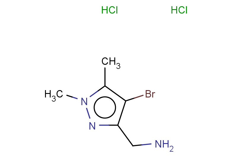 1-(4-bromo-1,5-dimethyl-1H-pyrazol-3-yl)methanamine dihydrochloride