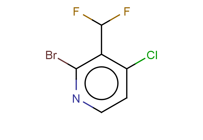 2-bromo-4-chloro-3-(difluoromethyl)pyridine