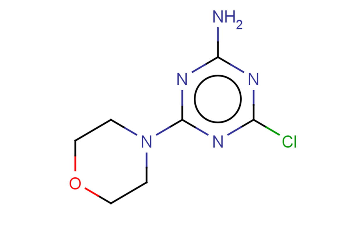 4-chloro-6-(morpholin-4-yl)-1,3,5-triazin-2-amine