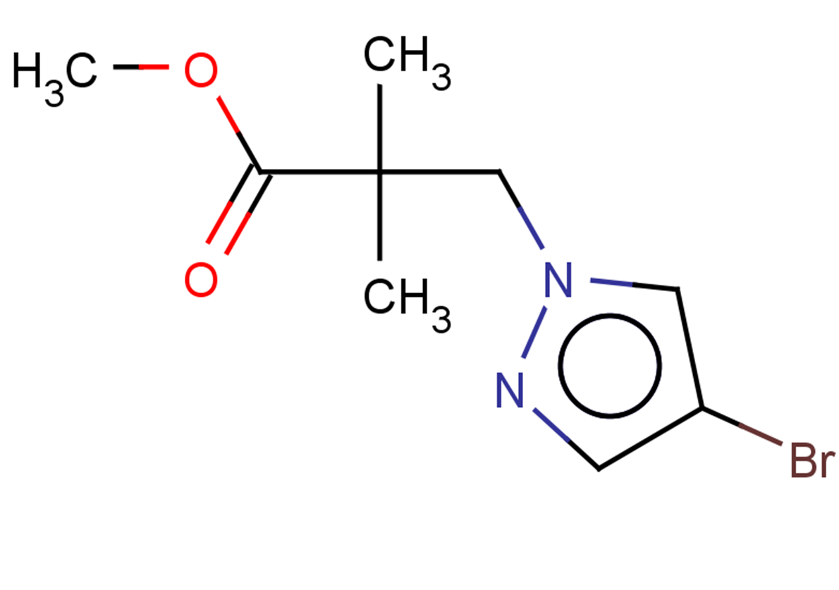 methyl 3-(4-bromo-1H-pyrazol-1-yl)-2,2-dimethylpropanoate