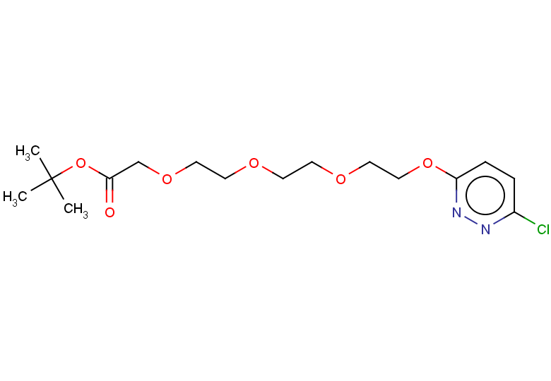 tert-butyl 2-[2-(2-{2-[(6-chloropyridazin-3-yl)oxy]ethoxy}ethoxy)ethoxy]acetate