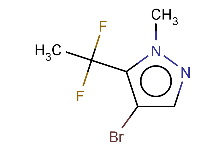 4-bromo-5-(1,1-difluoroethyl)-1-methyl-1H-pyrazole