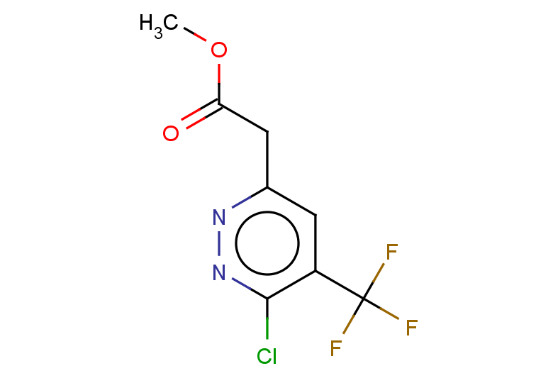 methyl 2-[6-chloro-5-(trifluoromethyl)pyridazin-3-yl]acetate