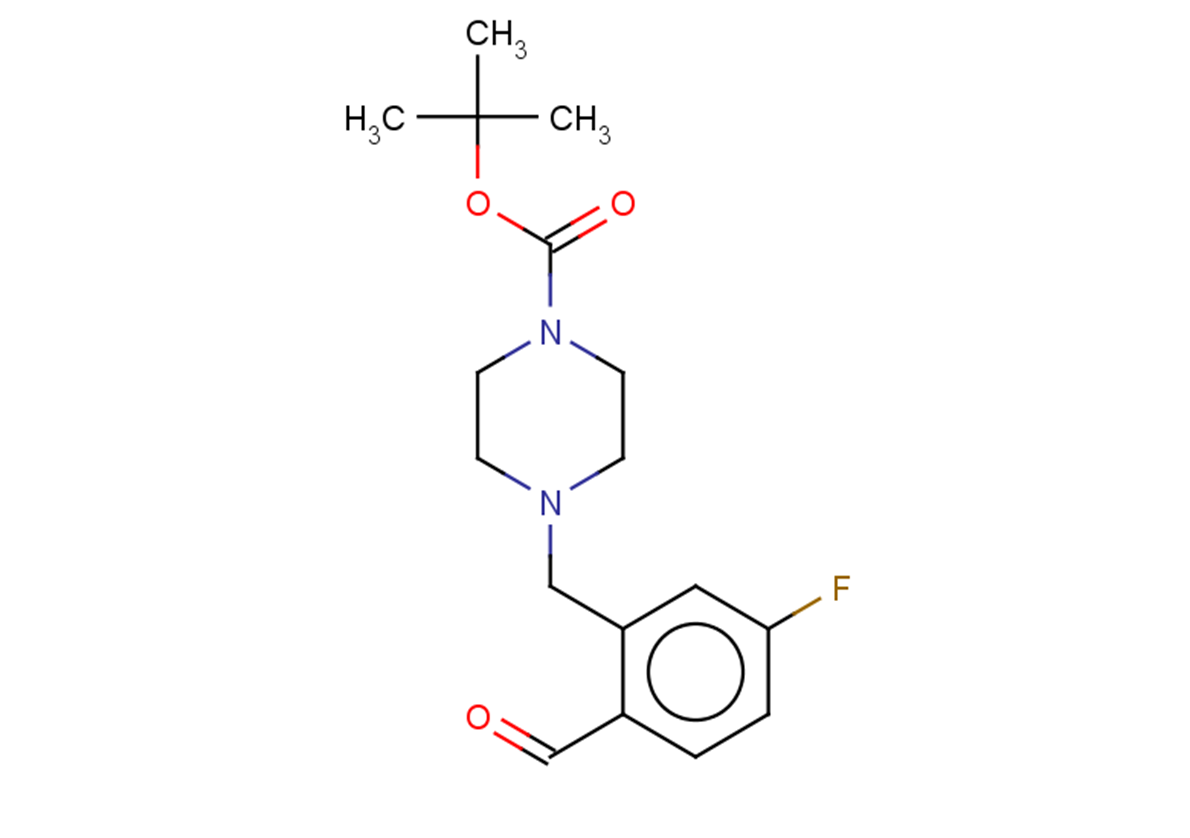 tert-butyl 4-[(5-fluoro-2-formylphenyl)methyl]piperazine-1-carboxylate