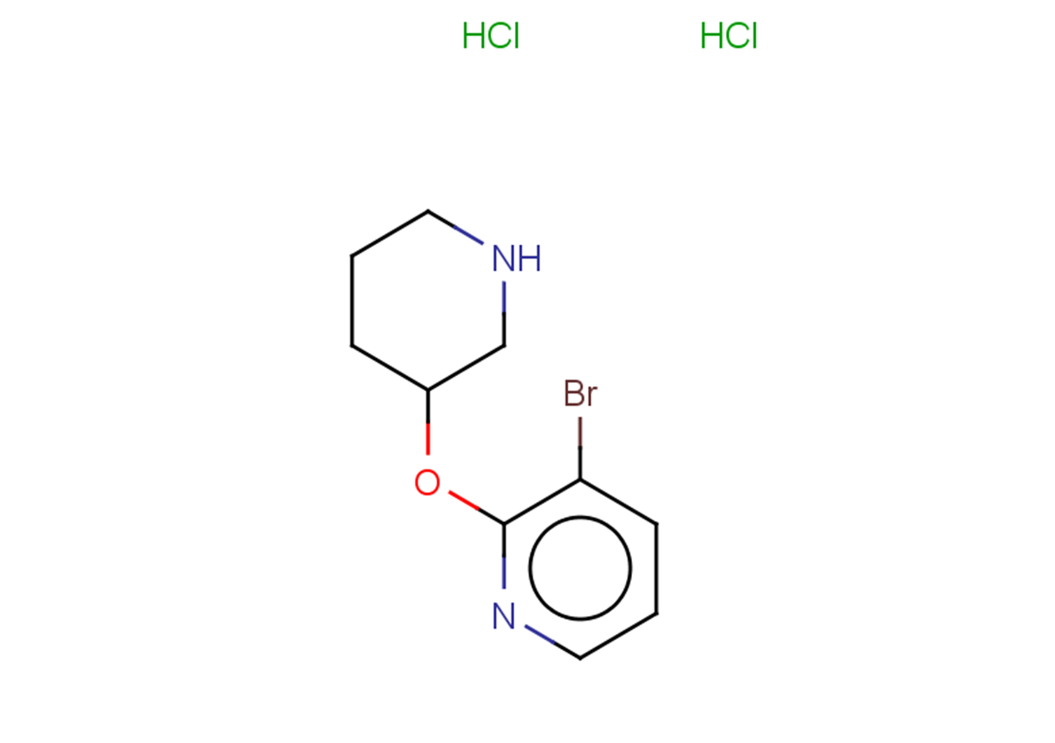 3-bromo-2-(piperidin-3-yloxy)pyridine dihydrochloride
