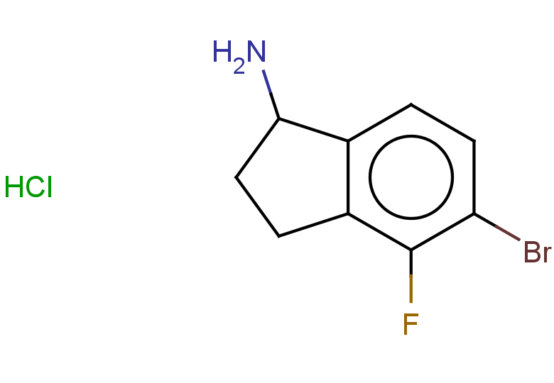 5-bromo-4-fluoro-2,3-dihydro-1H-inden-1-amine hydrochloride