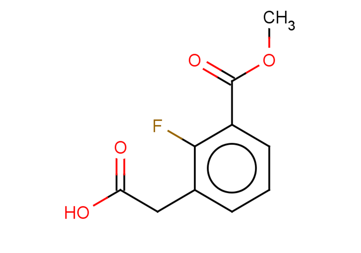 2-[2-fluoro-3-(methoxycarbonyl)phenyl]acetic acid