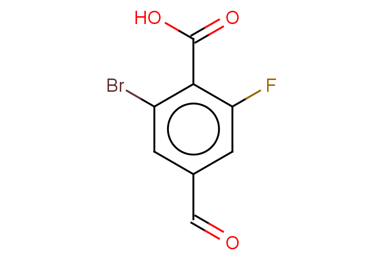 2-bromo-6-fluoro-4-formylbenzoic acid