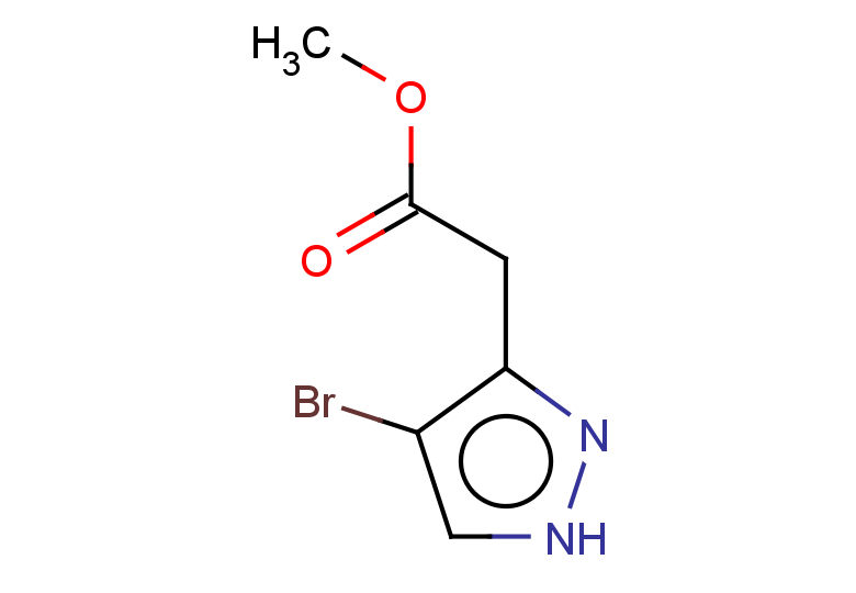 methyl 2-(4-bromo-1H-pyrazol-3-yl)acetate