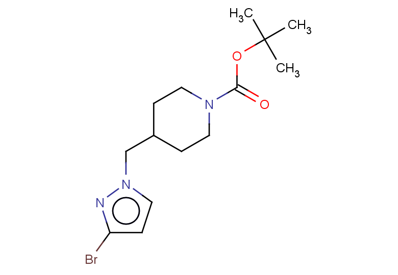 tert-butyl 4-[(3-bromo-1H-pyrazol-1-yl)methyl]piperidine-1-carboxylate
