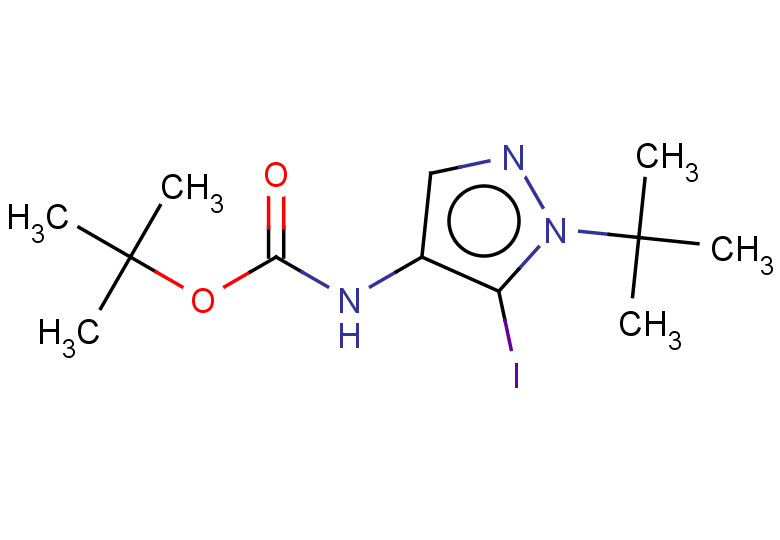 tert-butyl N-(1-tert-butyl-5-iodo-1H-pyrazol-4-yl)carbamate