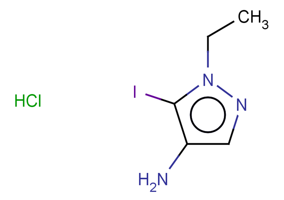 1-ethyl-5-iodo-1H-pyrazol-4-amine hydrochloride