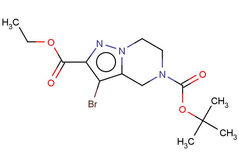 5-tert-butyl 2-ethyl 3-bromo-4H,5H,6H,7H-pyrazolo[1,5-a]pyrazine-2,5-dicarboxylate